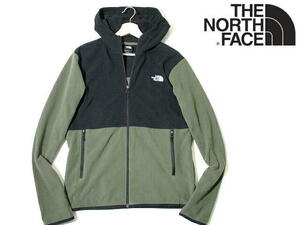 美品■ 安い！ 即決　ノースフェイス　TKA Glacier フリースジャケット　フルジップ フーディー　カーキ　黒　THE NORTH FACE