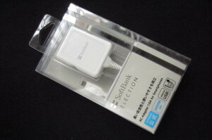 中古品ソフトバンクスマートフォン用 microUSB充電ACアダプタ1.0Aホワイト