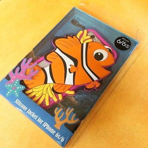 ★ Внешние боковые боли nts ★ Переводная цена ★ iPhone6s / iPhone6 ​​Common Disney Nemo Silicon Smartphone Case DN376C