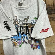 GILDAN ギルダン　半袖Tシャツ　MLB シカゴ・ホワイトソックス　グッドデザインプリント　サイズM_画像2