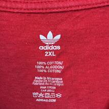 adidasアディダス　半袖Tシャツ　トレフォイルロゴ　ビッグプリント　ビッグサイズ2XL オーバーサイズ_画像3