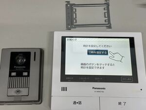 Panasonic パナソニックテレビドアホン 大画面7インチ 親機 VL-MWD700KL 玄関子機 VL-V571L （レンズ交換済み）