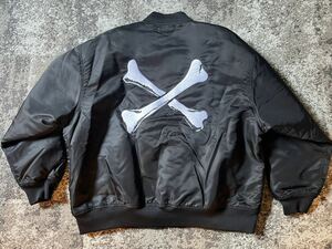 国内正規品 黒サイズ3 Lサイズ WTAPS 21AW TEAM JACKET 212TQDT-JKM01 ダブルタップス チームジャケット クロスボーン BLACK