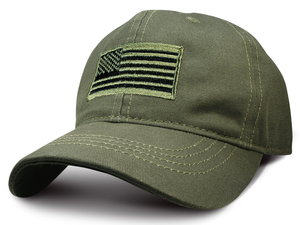 U.S.AMERICAN FLAG CAP アメリカンフラッグ キャップ 帽子 アーミーグリーン ミリタリーキャップ ベースボールキャップ アーミーキャップ