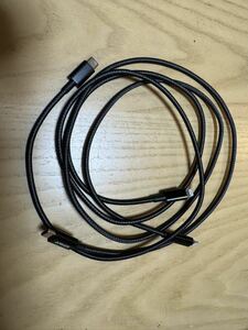 【2本セット】Anker 高耐久ナイロン USB-C & Lightning ケーブル 【PD対応/高耐久】 0.9m 黒