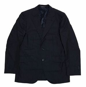 【美品】alfred brown × green label relaxing グリーンレーベルリラクシング ストライプ テーラード ジャケット 48 ユナイテッドアローズ