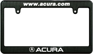 【新品・即決】カーボン調 ナンバーフレーム ACURA アキュラ 汎用 HONDA ホンダ