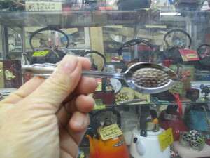  Showa era . stock .,. spoon 2 ps 