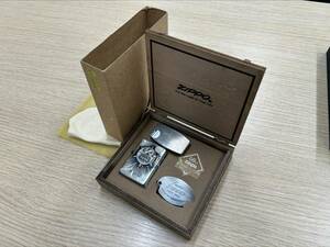 #6088ZIPPO/ジッポ限定60周年いぶしM 60thAnniversary No.0234 1000個限定 シリアルあり キーホルダー/マルチナイフ付 着火未確認