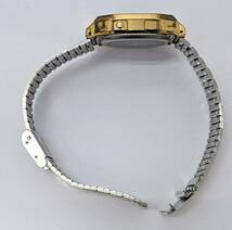 【553】CASIO　カシオ　デジタル　腕時計　1572　A168　SIERA　LEONE　ゴールド　SS　クオーツ_画像6