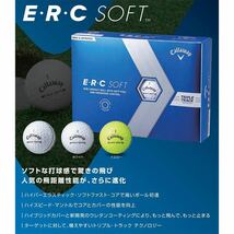  キャロウェイ ERC SOFT(イーアールシーソフト) 2023モデル ゴルフボール1ダース(12個入) 「 ERC SOFT 23 TRPL TRK 」　イエロー　Callaway_画像4