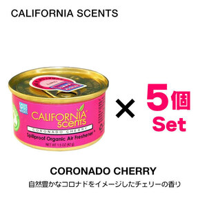  California sentsu воздушный свежий na-5 шт. комплект ( Corona do Cherry ) ароматические средства машина часть магазин жестяная банка запад набережная USA America 