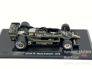 【ラス１】 Premium Collectibles 1/24 ロータス79 #5 M.アンドレッティ JPS加工 1978 World Champion ビッグスケール F1 コレクション