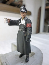 1／３５アルゲマイネSS将校コート姿レジン完成品_画像1