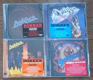 送料込み：中古★Dokken/ドッケン★ROCK CANDY REMASTER★Breaking the Chains/Tooth and Nail/Under Lock and Key/Back for the Attack