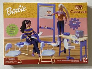  Barbie мелкие вещи .. Play комплект Barbie Route66 Classroom play sets