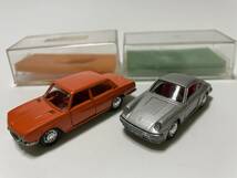 シュコー　西ドイツシュコー1／66　　ポルシェカレラ、BMW2800 二台セット_画像1