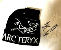 ARC'TERYX アークテリクス ニット帽 ニットキャップ ビーニー 黒 ブラック 新品_画像6