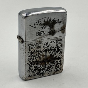 ジッポー ZIPPO ベトナムジッポー 1969年 PEACE LOVE 使えます ヴェトナムジッポー