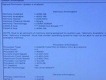 【ハード王】1円～/Dell Latitude E5270/Corei5-6300U/4GB/ストレージ無/6604-B13_画像2