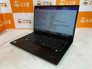 【ハード王】1円～/Lenovo ThinkPad X1 Carbon 20KGS3X300/Corei5-8250U/8GB/ストレージ無/6579-H33