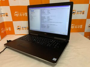 【ハード王】1円～/Dell Precision 7720/Xeon E3-1535M v6/32GB/ストレージ無/7737-D21