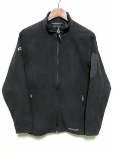 ★美品★Marmot マーモット フルジップ ライト フリース ジャケット M★ブラック 黒 POLARTEC ポーラテック アウトドア キャンプ 人気