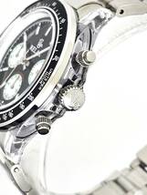 【本日特価】リラックス 王冠ロゴ D3-S ヴィンテージカスタム腕時計 クロノ 世界的にも注目されているモデル 黒文字盤 世田谷ベース_画像5