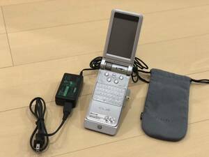 CLIE クリエ　SONY　ソニー　PDA　 PEG-NX70V　カメラ・充電スタンド（クレードル）・ケース