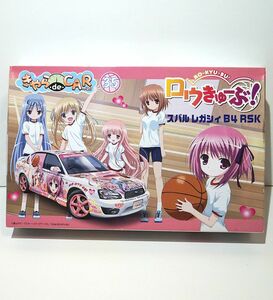 フジミ 1/24 きゃらdeCAR～る!! No.35 ロウきゅーぶ！ スバル レガシィB4 RSK 蒼山サグ プラモデル 模型 車 痛車 スポーツカー FUJIMI 