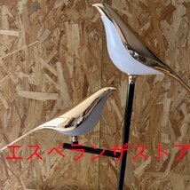 テーブル ランプ LED 鳥 バード 照明 ライト スタンド 卓上 サイド インテリア 装飾 モダン リビング 書斎 寝室 自然 オブジェ 全２カラー_画像3