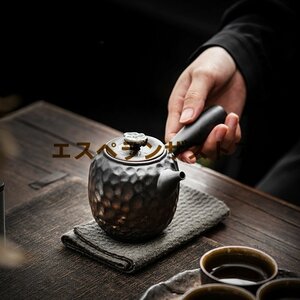 [エスペランザストア]職人手作り 陶器 煎茶道具 茶壺 茶壷 急須 常滑焼 茶器 茶道具 容量：160ML