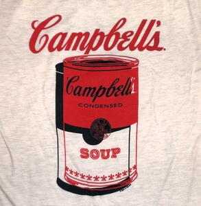 ★キャンベル スープ カンパニー Tシャツ CAMPBELLS - M 新品,正規品 カンパニー 企業ロゴ andy warhol pop art underground