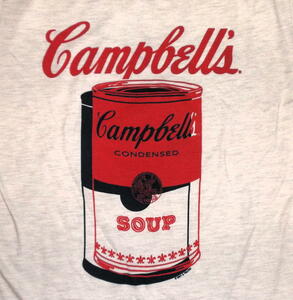 ★キャンベル スープ カンパニー Tシャツ CAMPBELLS - XL 新品,正規品 カンパニー 企業ロゴ andy warhol pop art underground