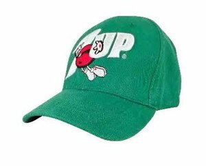 ★セブン アップ ベースボール キャップ 7UP HAT 正規品 帽子 ドリンク