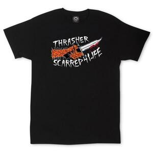 ★スラッシャー Tシャツ THRASHER ネックフェイス S 正規品 sk8 スケーター