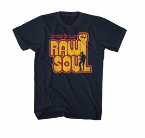 ★ジェームス ブラウン Tシャツ James Brown RAW SOUL - M 正規品 j.b. funky music ブラック ミュージック