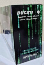 ☆1円スタート ☆1/12 DUCATI 996 MATRIX RELOADED STREET VERSION 2003 ミニチャンプス　美品　未開封　送料無料_画像8