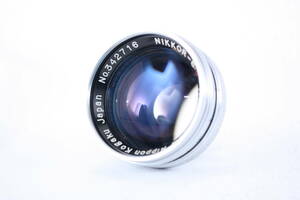 ★極上外観★ニコン Nippon Kogaku NIKKOR-S C 5cm 50mm f1.4 ★動作OK★#J012