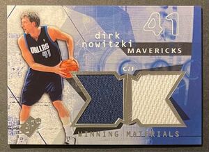 【 SP GU Insert 】Dirk Nowitzki 2004-05 SPX Winning Materials Game Used Mavericks マーベリックス Upper Deck NBA