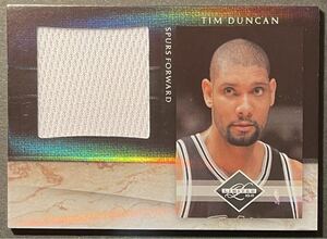 【 99枚限定 GU JSY 】Tim Duncan 2010-11 Limited Jumbo Materials /99 Game-Worn Jersey Spurs ダンカン スパーズ HOF NBA