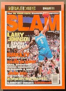 Larry Johnson 2021-22 Hoops Slam Magazine Gold Winter Version LJ Grandma Panini NBA