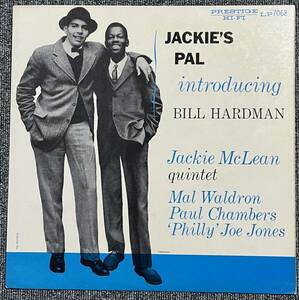 【オリジナル/美品】『 Jackie's Pal 』Jackie McLean Bill Hardman Mal Waldron ジャッキー・マクリーン ビル・ハードマン 