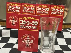 ★Coca-Cola Coke コカ・コーラグッズ　 オリンピック関連 オリジナルグラス5個