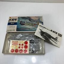 売切！１円スタート！ハセガワ 長谷川製作所 Hasegawa 1/72 日本海軍 97式 艦上攻撃機 KATE B5N2 絶版 当時物 昭和 プラモデル_画像2