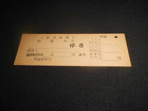 防石鉄道　D型硬券　補充式　鈴屋から　送料84円