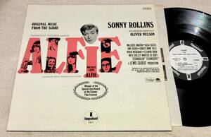 土日限定値下●激レア高音質白Promo！極美角ピン完品Sonny Rollins / OST Alfie●Kenny Burrell,J.J. Johnson,Phil Woods,Oliver Nelson