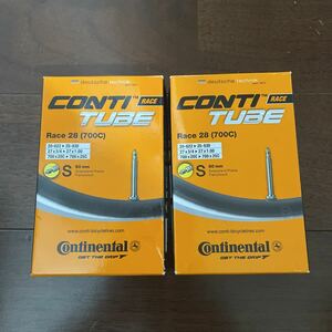 ２本セット コンチネンタル Continental チューブ Race 28 700×20-25C 仏式 60mm 23C 25C 700C　新品未使用