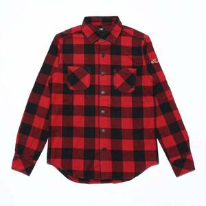 【TMT】バッファローチェックシャツXL 希少ビッグサイズ 「BUFFALO TWILL CHECK SHIRTS」 定番 人気アイテム 刺繍デザイン入り