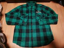 【TMT】バッファローチェックシャツL 日本製 シャツジャケット 「PIECE DYED BUFFALO CHECK SHIRTS」 名作 人気アイテム_画像5